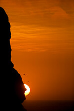 Sunset, Morro Rock, California