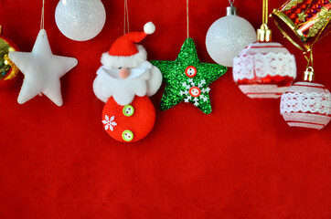 Christmas theme with beautiful decoration materials