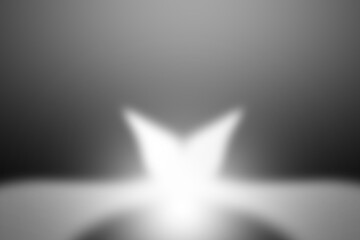 Aufkleber - Abstract White and gray vintage lights for background