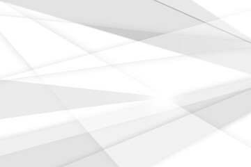 Aufkleber - Abstract white and grey on light silver background pattern modern design.