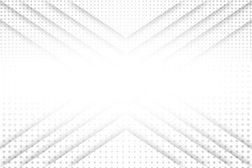 Poster - halftone wave white and grey abstract background  use for illustration business design and technology