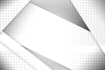 Poster - halftone wave white and grey abstract background  use for illustration business design and technology