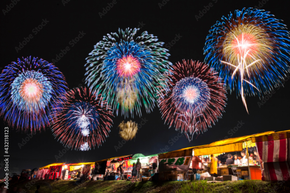 ♥C♡屋台付き夏飾り*お祭り*花火セット**☆♡夏飾り*他、色々夏*秋飾り*♡♥ ♥C♡屋台付き夏飾り*お祭り*花火セット**☆♡夏