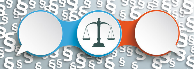 Wall Mural - Speech Bubbles Consulting Paragraphs Scale Header