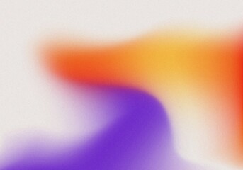 Wall Mural - retro gradient background with grain texture