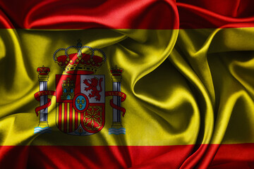 Wall Mural - Silky Spanish flag