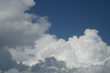 blue sky with clouds