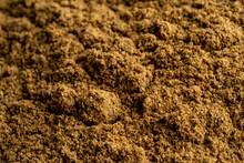 Closeup Of Ground Nutmeg