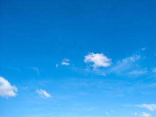 blue sky with clouds