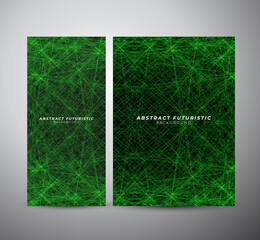 Wall Mural - Art technology particle design background. Abstract technology background Hi-tech communication concept futuristic digital innovation. Vector background.