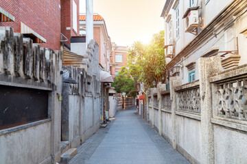 Sticker - Hutong on the island, Gulangyu, Xiamen, China.