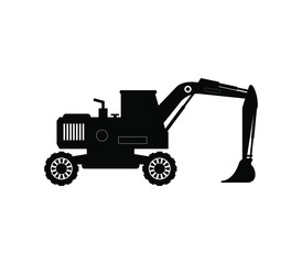 Wall Mural - Excavator icon