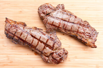 Poster - grilled new york strip steak