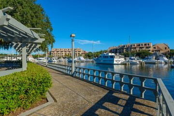 Wall Mural - Shelter Cove, Hilton Head Island, South Carolina, USA