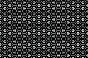 Poster - Abstract background with honeycomb pattern For design.