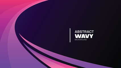 gradient pink and purple wavy background
