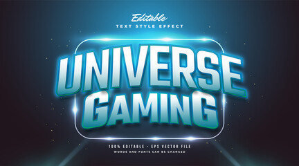 Wall Mural - editable text effect in e-sport style