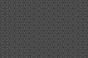 white arabic pattern on black background. islamic ornament style seamless pattern. background with s