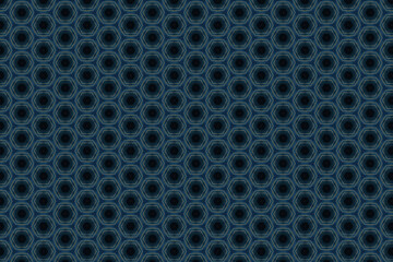 Poster - seamless pattern with circles. Black Textured Pattern Background Design