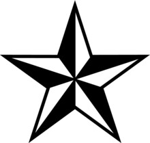 Vector Illustration Of The Nautical Star