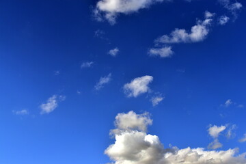 blue sky with clouds