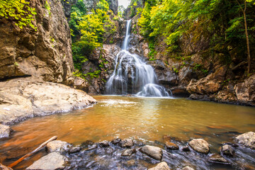  Erikli Cifte Waterfall in Yalova Province of Turkey