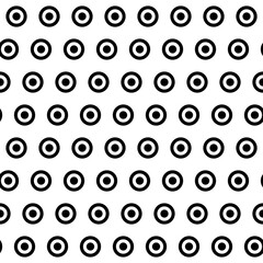 Poster - Diagonal dots pattern. Seamless circles ornament. Vector.