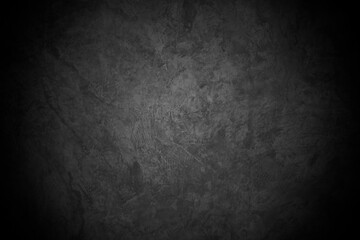 Old wall texture cement dark black gray  background abstract grey color design are light with white gradient background.