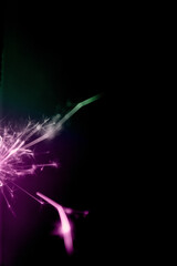 Sticker - close up of sparkler effect