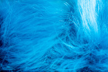 Blue Fur Abstract Background