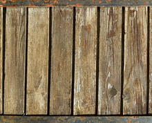 Rusted Wood Crate Or Barrel Texture