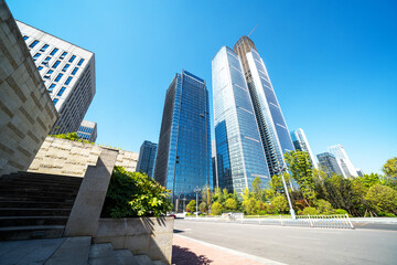 Canvas Print - The fortified square is a landmark building in Guiyang, the capital of Guizhou Province.