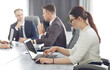© Maksim Selin - Young attractive business woman working in the office, developing her strategy