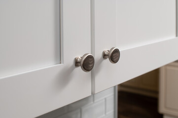 Sticker - for kitchen cabinets handles pull white style