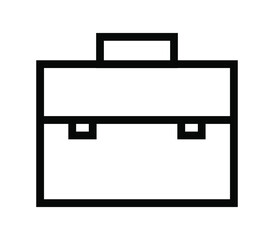 Canvas Print - work suitcase icon