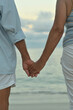 © aletia2011 - Happy elderly couple holding hands at tropical beach