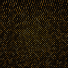Gold Shimmer Background With Shiny Golden And Black Paillettes. Glittering Sequins Club Screen.