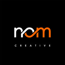 NOM Letter Initial Logo Design Template Vector Illustration