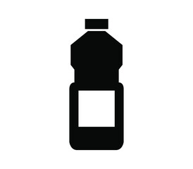 Canvas Print - Water bottle icon