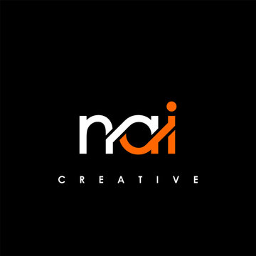 NAI Letter Initial Logo Design Template Vector Illustration