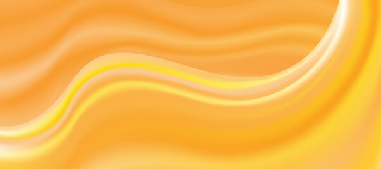 Poster - Web header background design with liquid yellow paint flow. 
Abstract fluid background for website, brochure, banner, poster.
