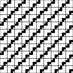 Poster - Geometric staircase make pattern. Vector and seamless.