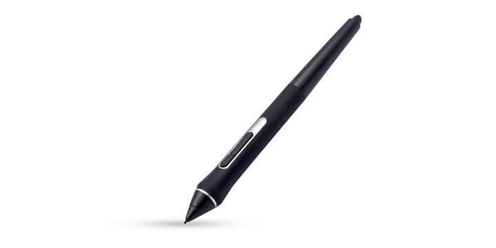 Stylus pen for digital display isolated on white background
