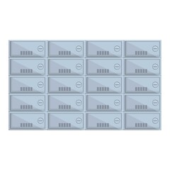 Poster - Deposit room access icon. Cartoon of Deposit room access vector icon for web design isolated on white background