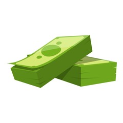 Poster - Bank cash finance icon. Cartoon of Bank cash finance vector icon for web design isolated on white background