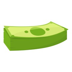 Poster - Earning cash money icon. Cartoon of Earning cash money vector icon for web design isolated on white background