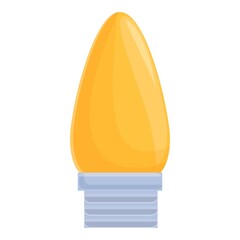 Poster - Smart lightbulb energy icon. Cartoon of Smart lightbulb energy vector icon for web design isolated on white background