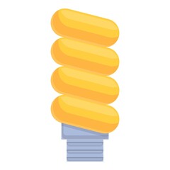 Poster - Smart lightbulb led icon. Cartoon of Smart lightbulb led vector icon for web design isolated on white background