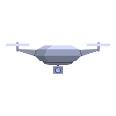 Poster - Drone technology application icon. Cartoon of Drone technology application vector icon for web design isolated on white background