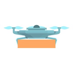 Poster - Drone technology smart icon. Cartoon of Drone technology smart vector icon for web design isolated on white background